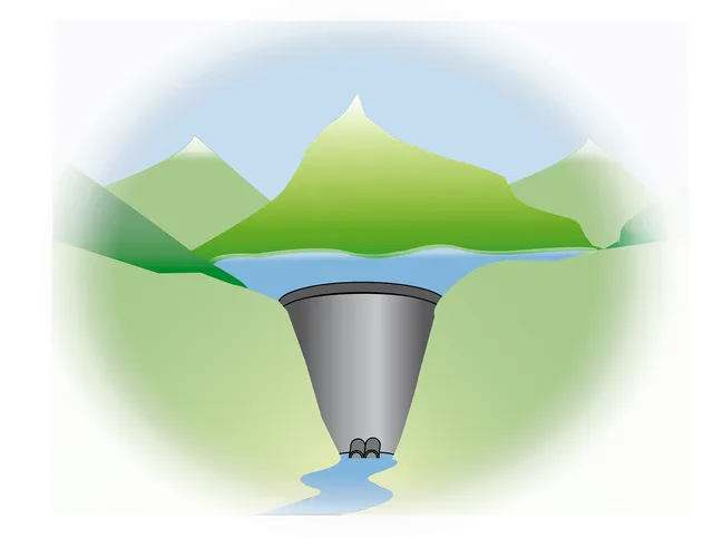 Projet Eco-industrie Bureau études ingénierie DEFI 12 - Déversoir barrage hydraulique de l'Oule